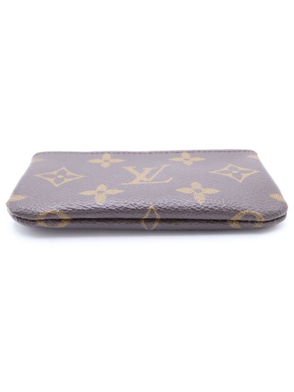 Louis Vuitton Monogram Pochette Cles Zip Coin Case Brown - Picture 5 of 6